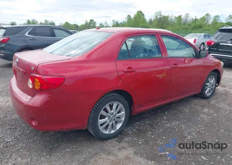 2009 Toyota Corolla Le z USA, uszkodzony, nr VIN 2T1BU40E99C012084